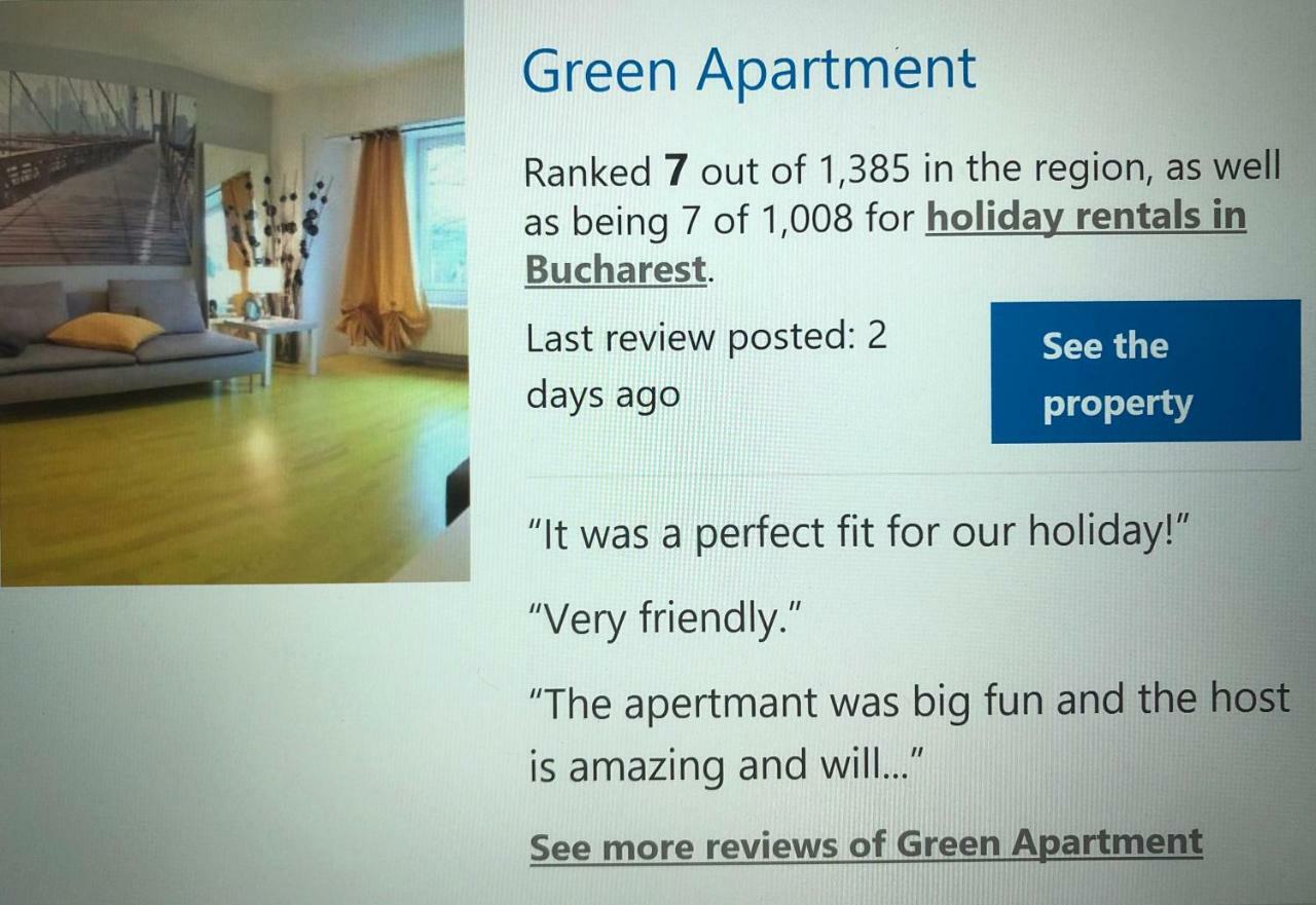 Green Apartment 6 بوخارست المظهر الخارجي الصورة